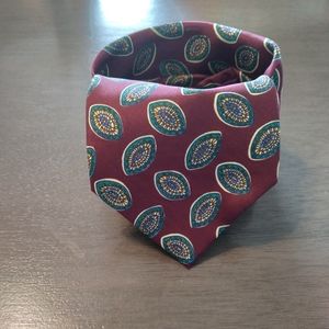 Crossbow purple silk necktie